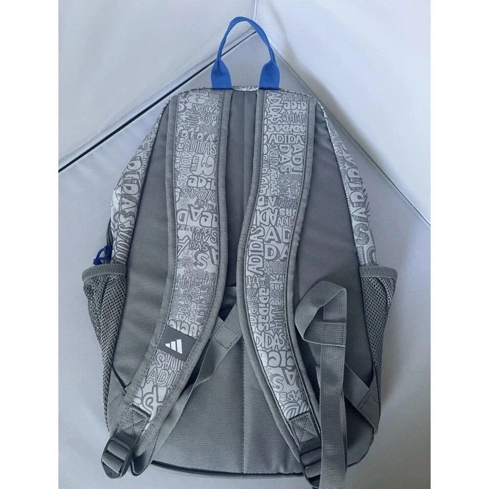 ADIDAS BTS Originator Backpack Unisex Stone Gray Royal Blue New